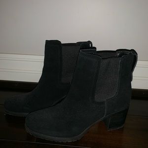 Black Suede Booties